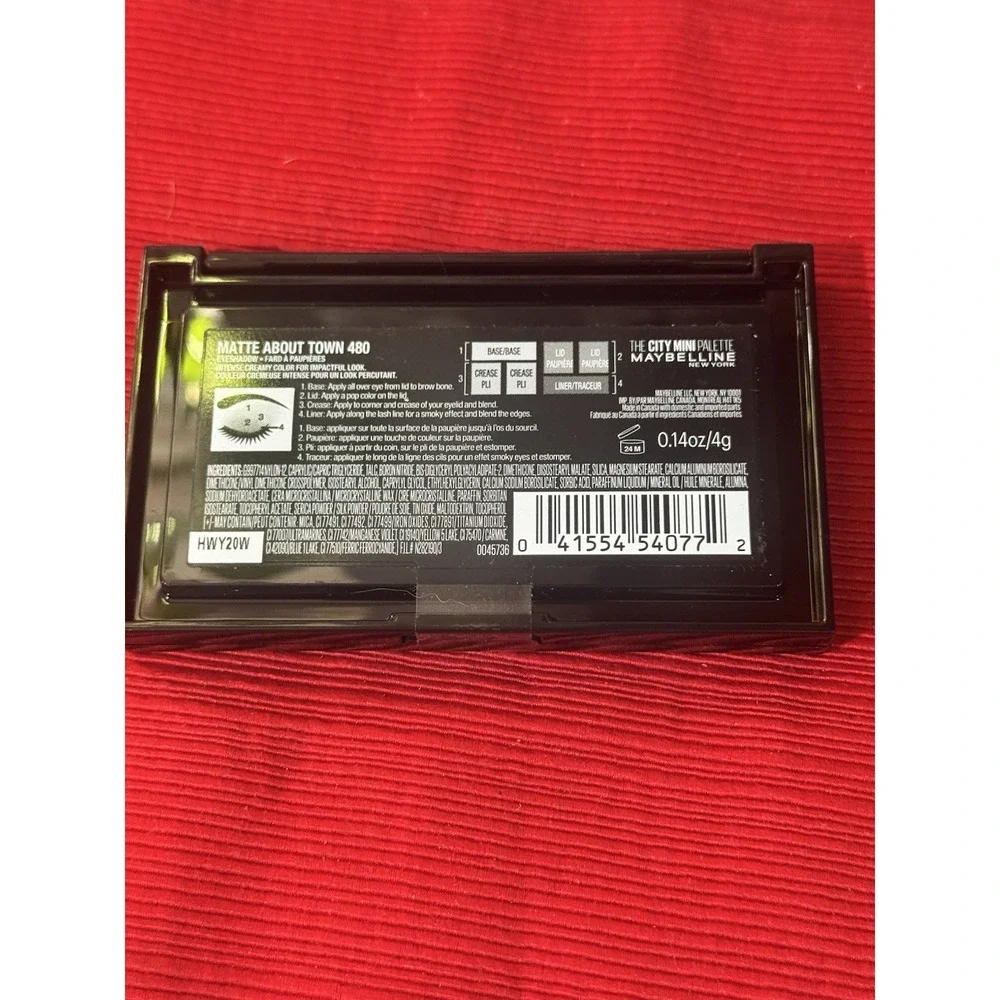 Maybelline New York The City Mini Eyeshadow Palette Makeup, Matte About Town